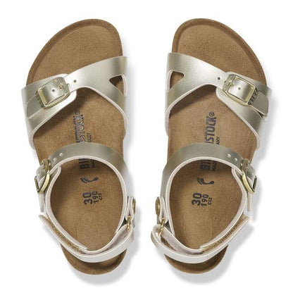 Birkenstock Rio AS Kids (REG) — Electric Metallic Gold