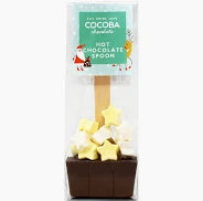 Cocoba Christmas Milk Hot Chocolate Spoon With Marshmallow Stars