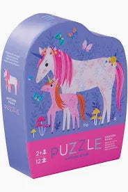 Crocodile Creek 12pc Mini Puzzle/Unicorn Magic
