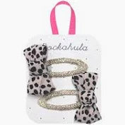 Rockahula Leopard Love Twisty Bow Clips